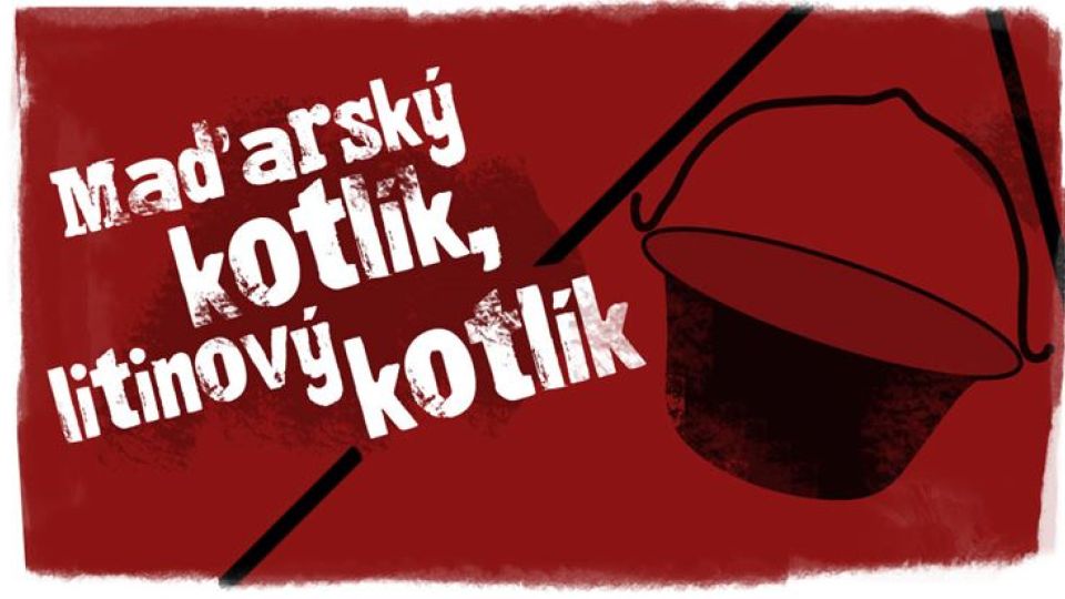 Maďarský kotlík, litinový kotlík