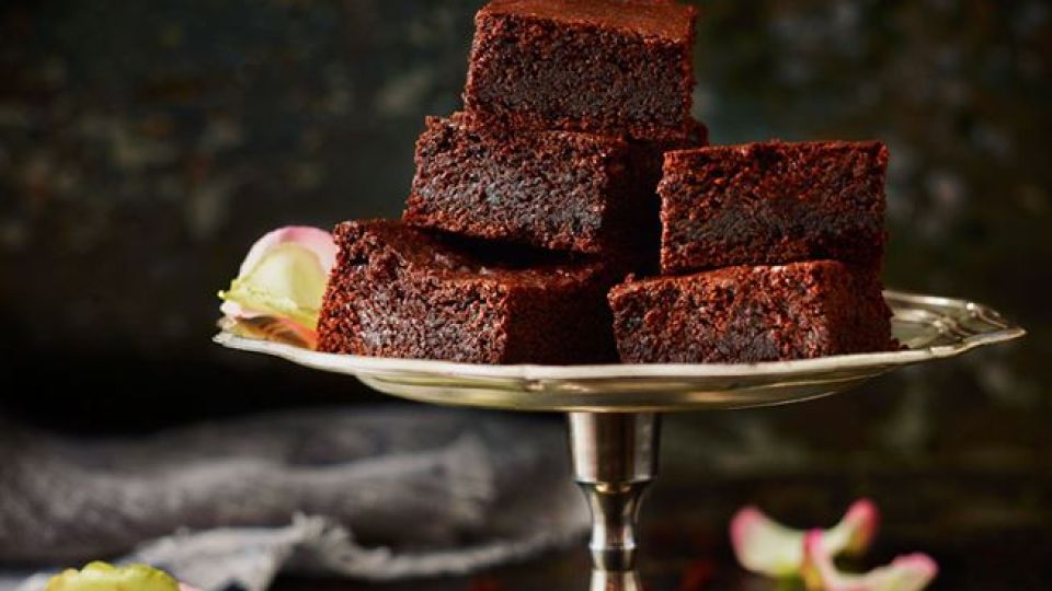 Brownie a košíček plný dobrot