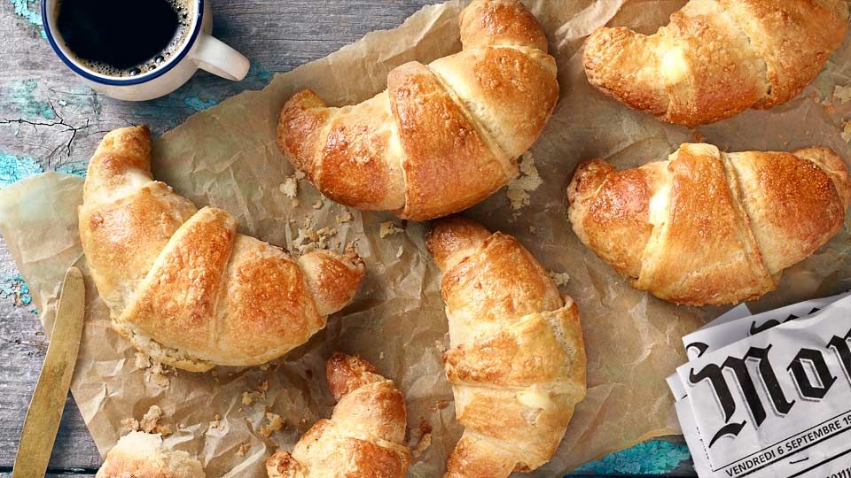 Croissanty s pudinkem