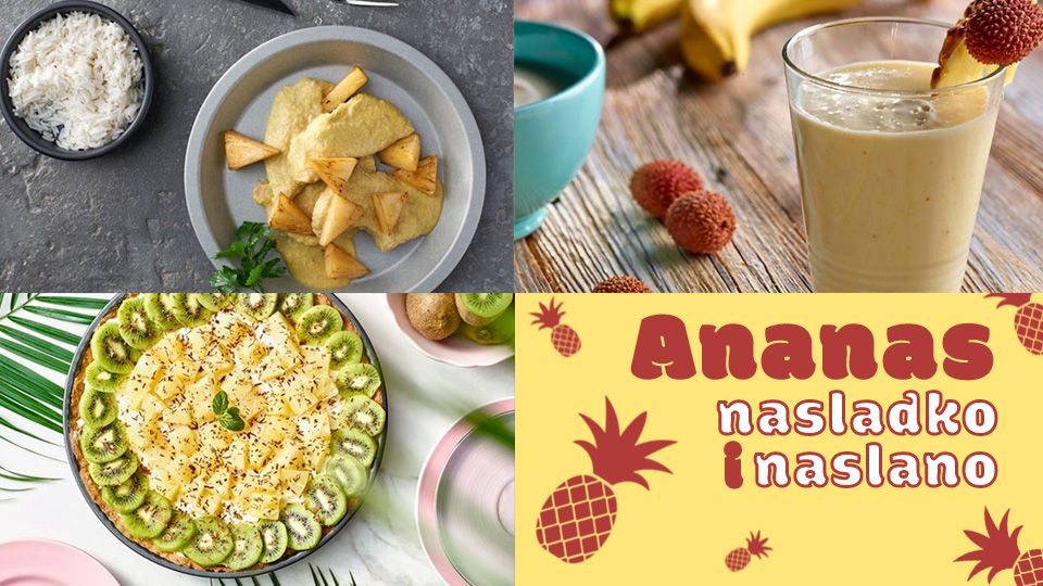 Ananas nasladko i naslano