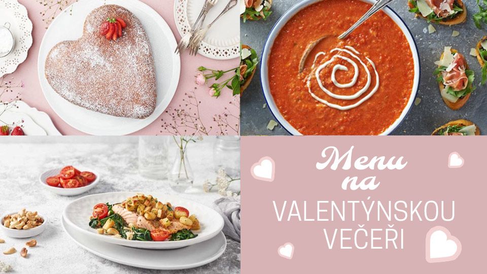 Menu na valentýnskou večeři