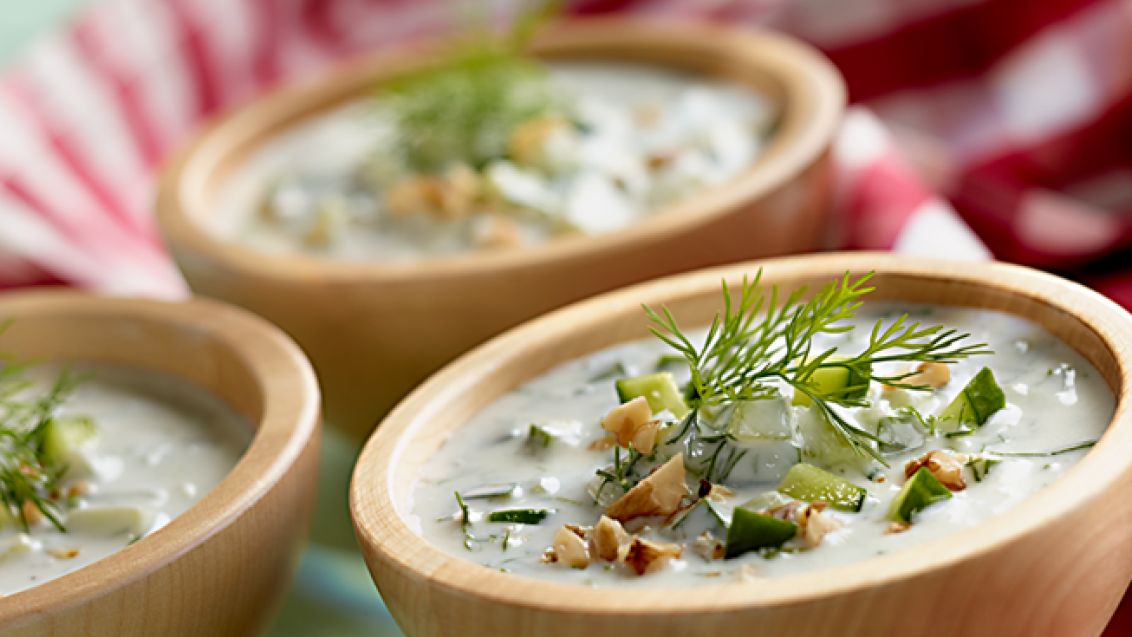 Tarator - bulharská studená polévka