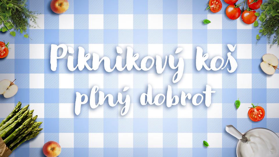 Piknikový koš plný dobrot