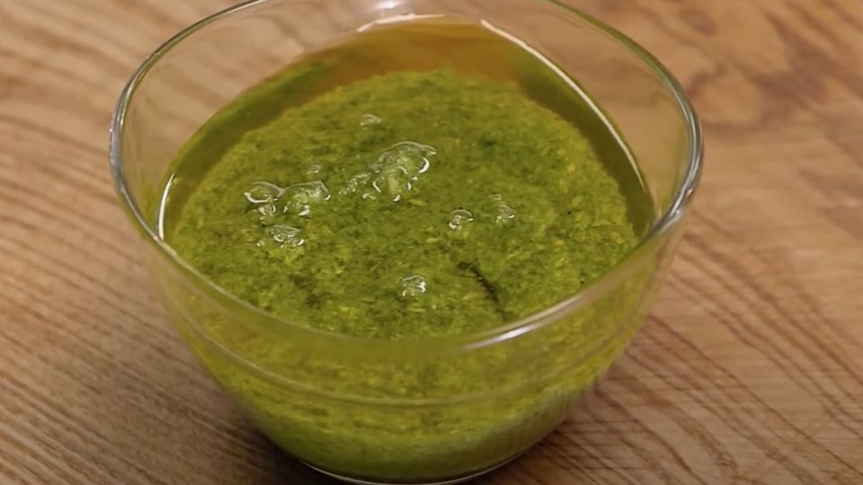 Rukolovo-bazalkové pesto