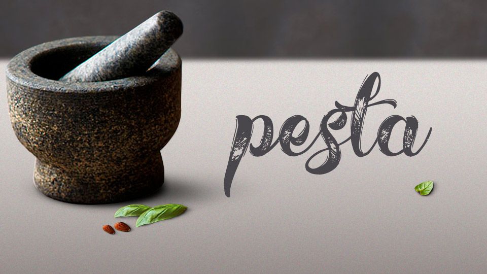 Domácí pesto