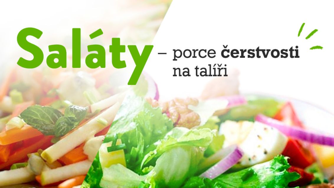 Saláty – porce čerstvosti na talíři