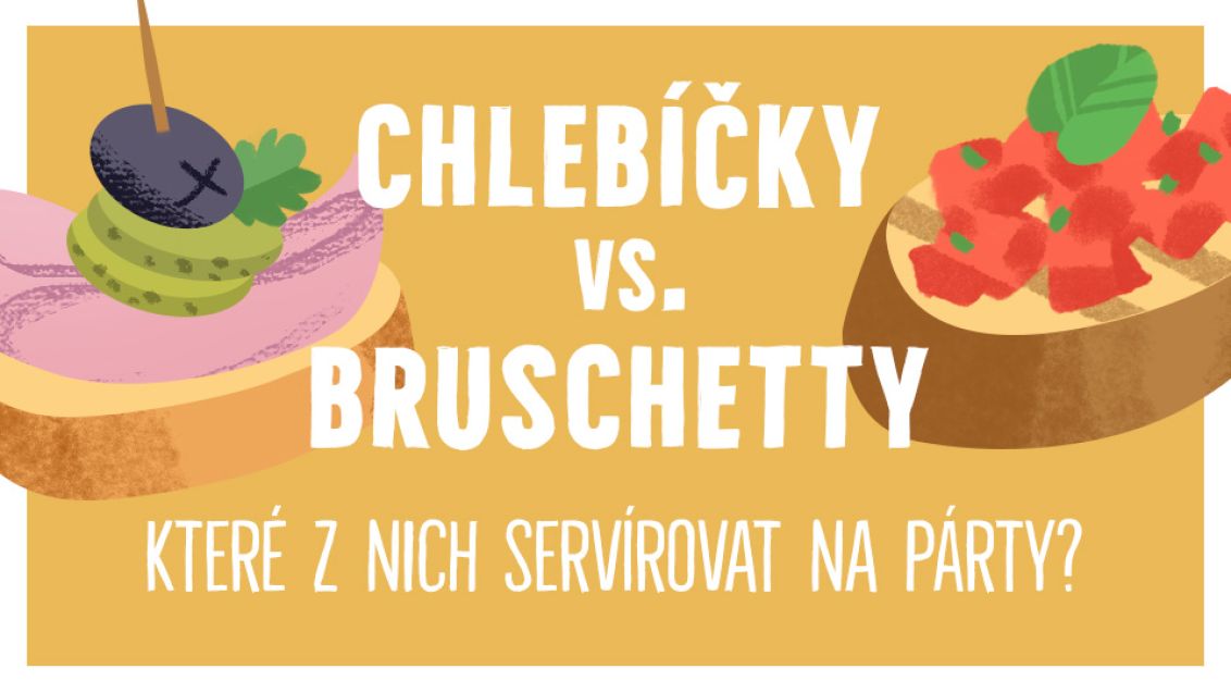 Chlebíčky vs. bruschetty – které z nich servírovat na párty?