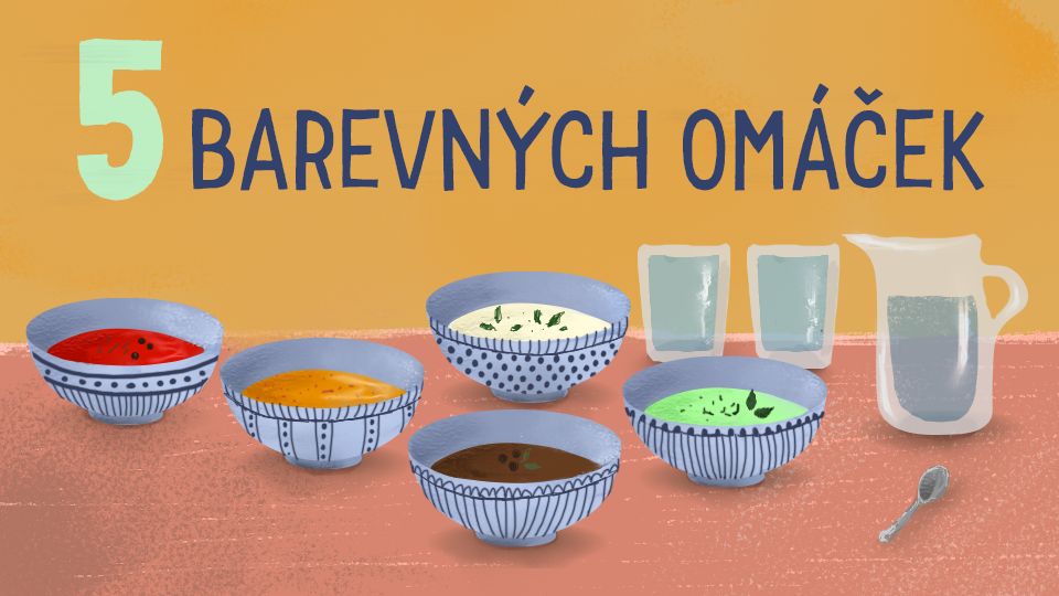 5 barevných omáček