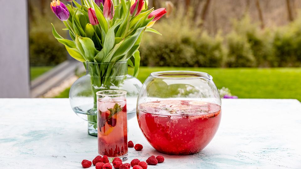 Růžový drink na Den matek