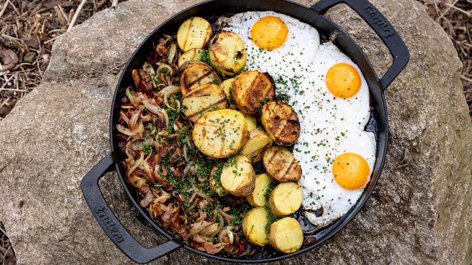 Tiroler Gröstl na grilu