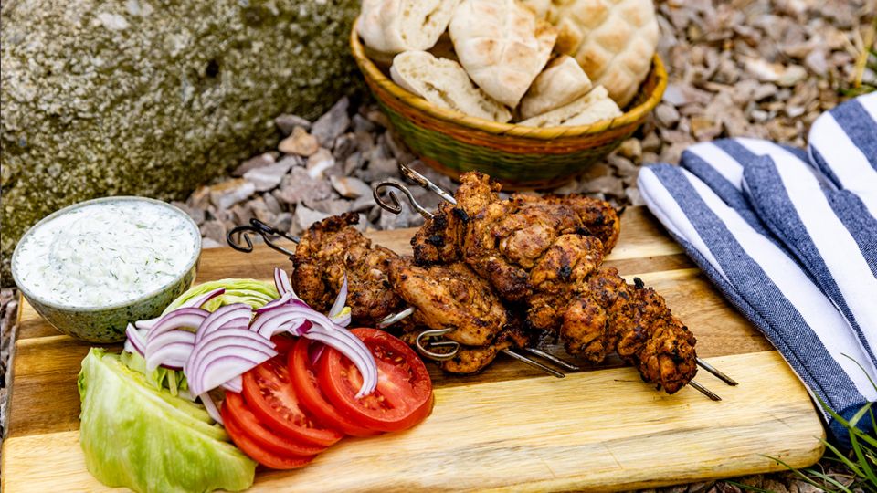 Kuřecí souvlaki