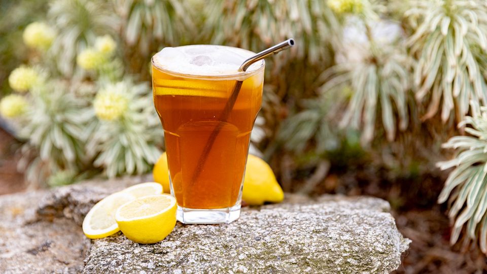 Pivní bitter lemon spritz