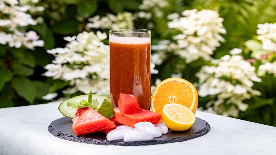 Smoothie z červeného melounu