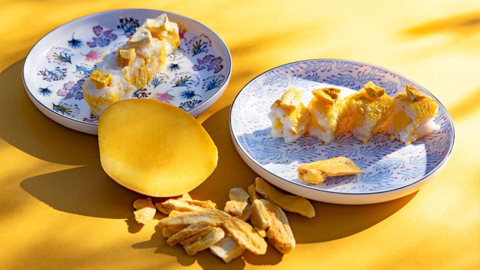 Sladké sushi s mangem