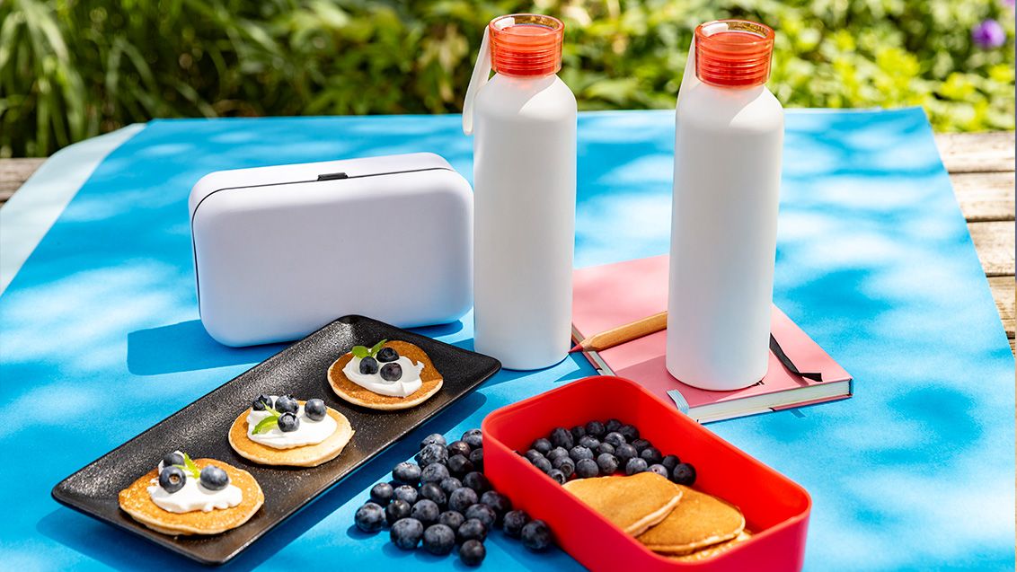 Tvarohové lívance s borůvkami