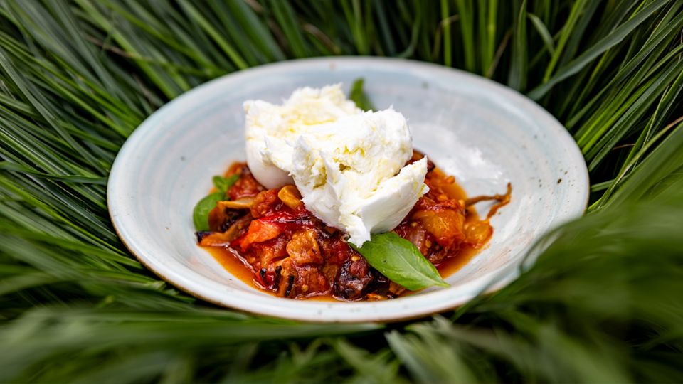 Caponata s mozzarellou