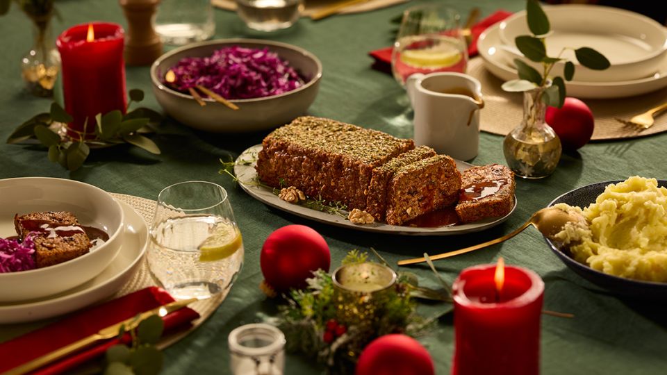 Čočkovo-houbová pečeně