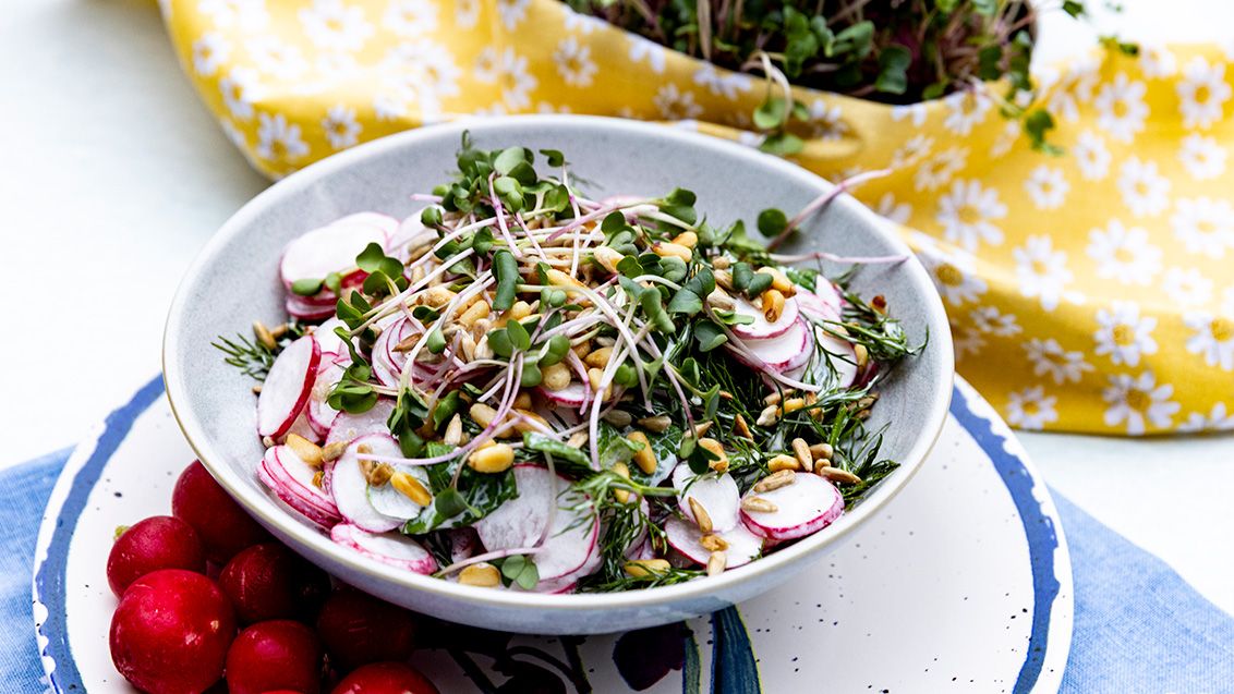 Ředkvičkový salát s řeckým jogurtem