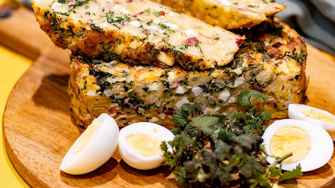 Velikonoční nádivka s vařenými vejci