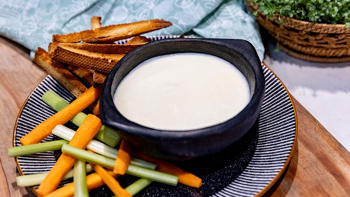 Fondue se sýrem taleggio