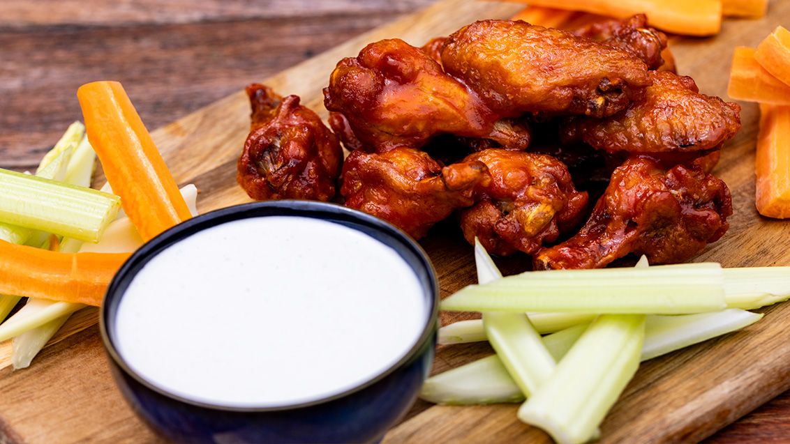 Kuřecí křídla Buffalo wings